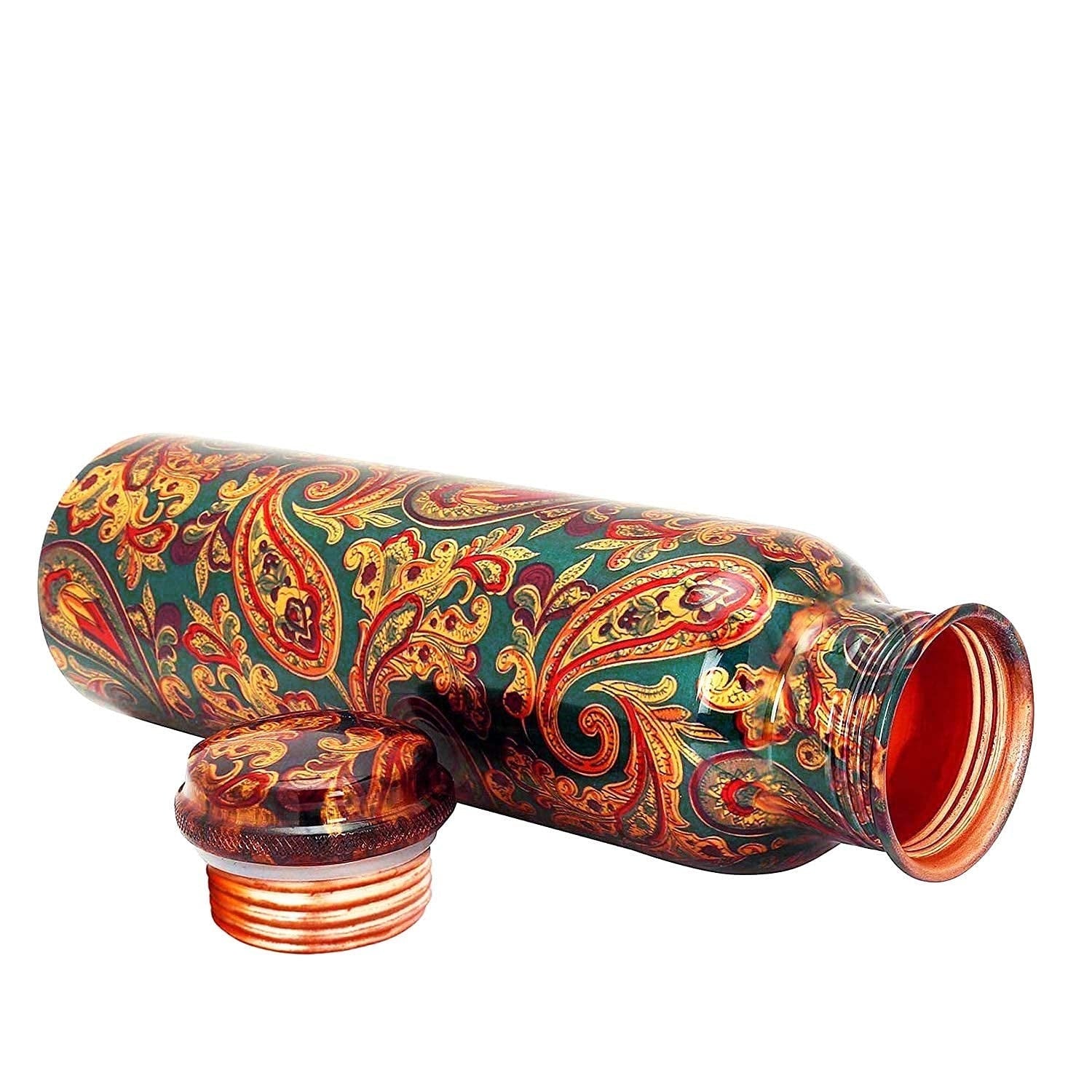 Zupraa* Global Handcrafted Copper Water Bottle – Traditional