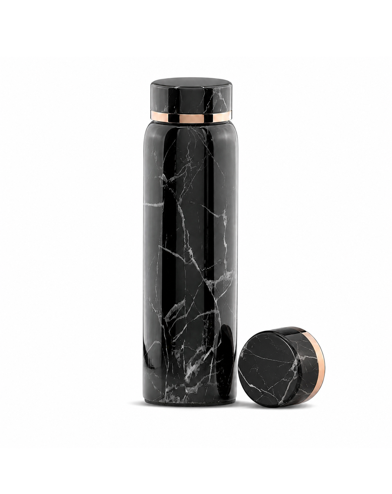 ZUPRAA93 – Midnight Marble Copper Water Bottle