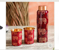 ZUPRAA97 – Royal Elephant Copper Bottle & Tumbler Set