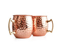 ZUPRAA96 – Artisan Hammered Copper Mug Set